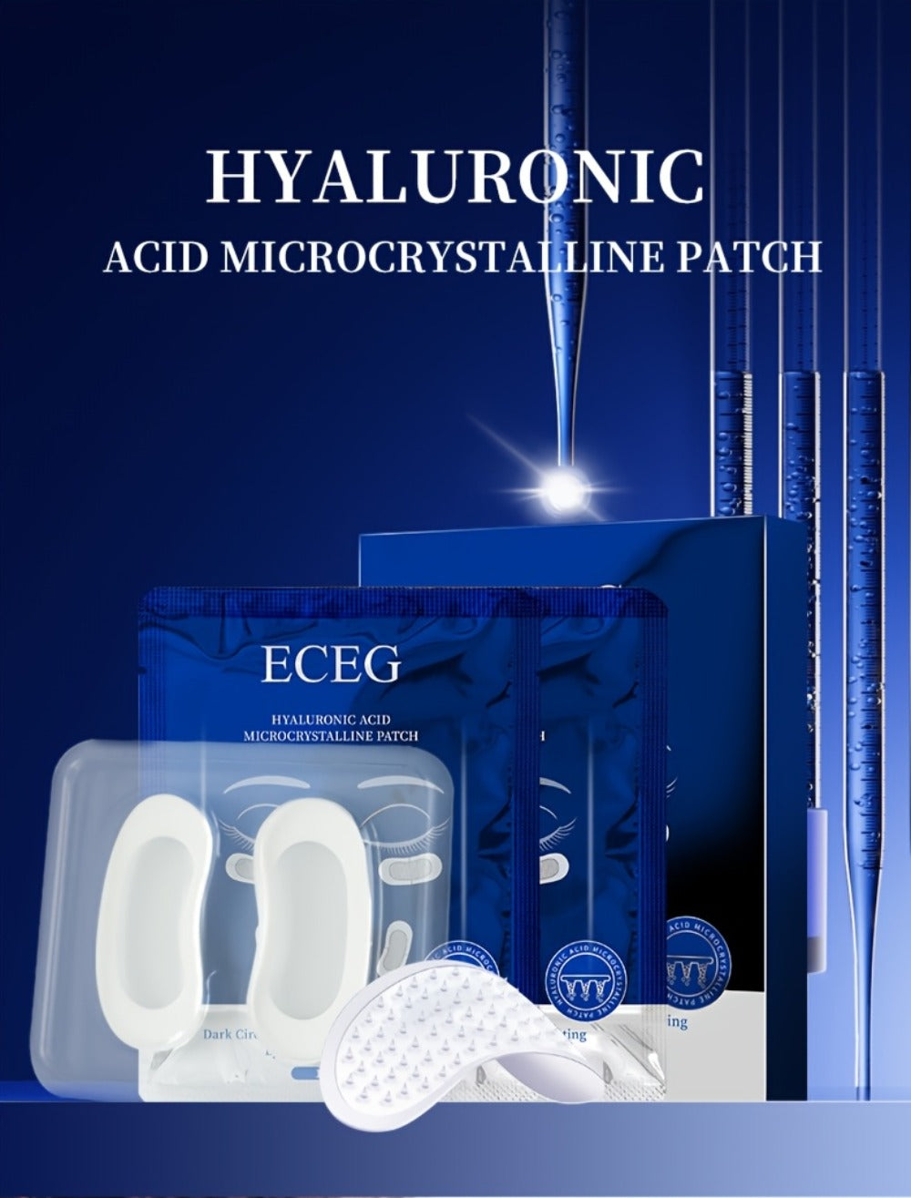 Hyaluronic Acid Dissolving Under Eye Patch Set, Three Boxes for a Hydrating Eye Care Routine — image 9