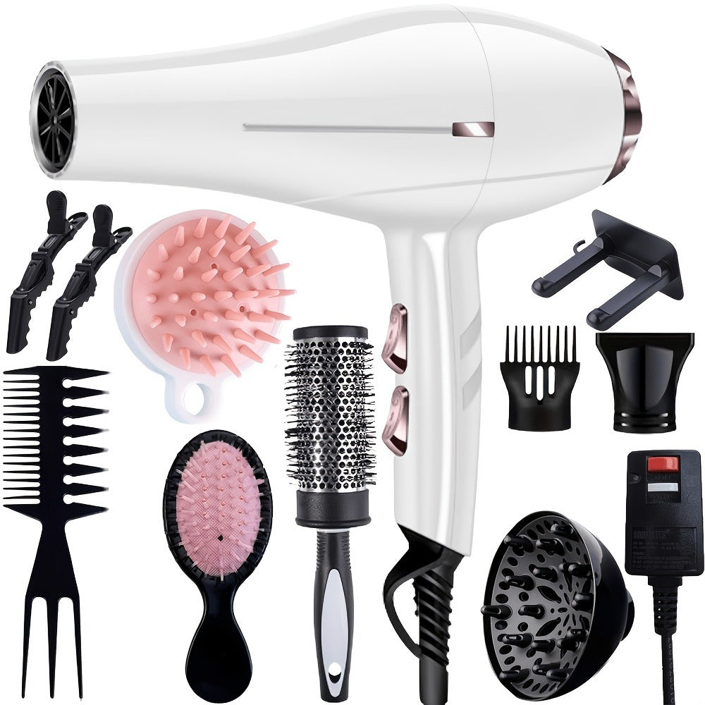 Handheld Hair Dryer with Six Color and Accessory-Package Selections, Rear Intake and Inline Plug Control — image 8