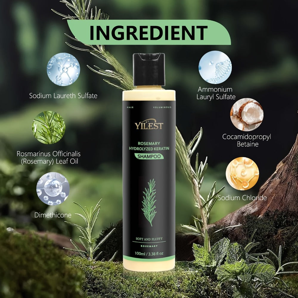 Rosemary Shampoo for Hair Growth & Volume – Enriched with Rosemary Extract, Amino Acids & Plant Squalane | Strengthening — im