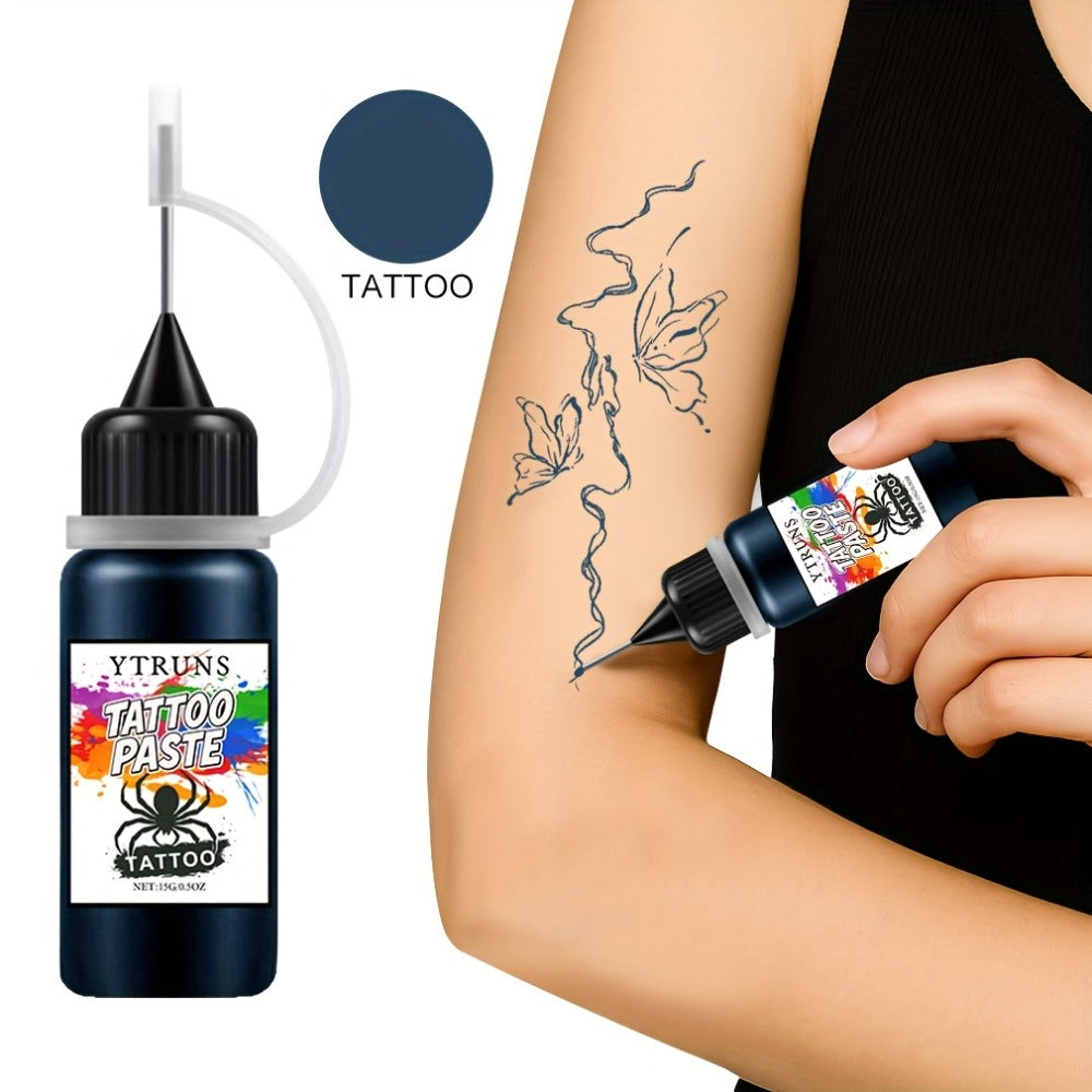 Liquid Body Paint Temporary Tattoo Ink – 7 Vibrant Colors, Fast-Drying Waterproof Formula, Plant-Based Squalane, Skin-Safe fo