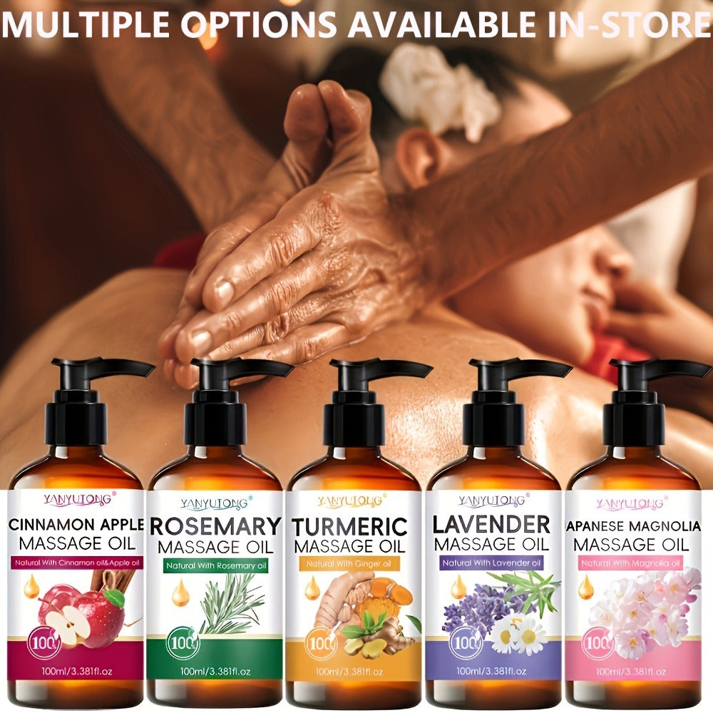 Cherry Blossom Couples Massage Oil with Glycerin 100ml – Nourishing Hydrating Aromatherapy Body Oil Natural Relaxing Floral S