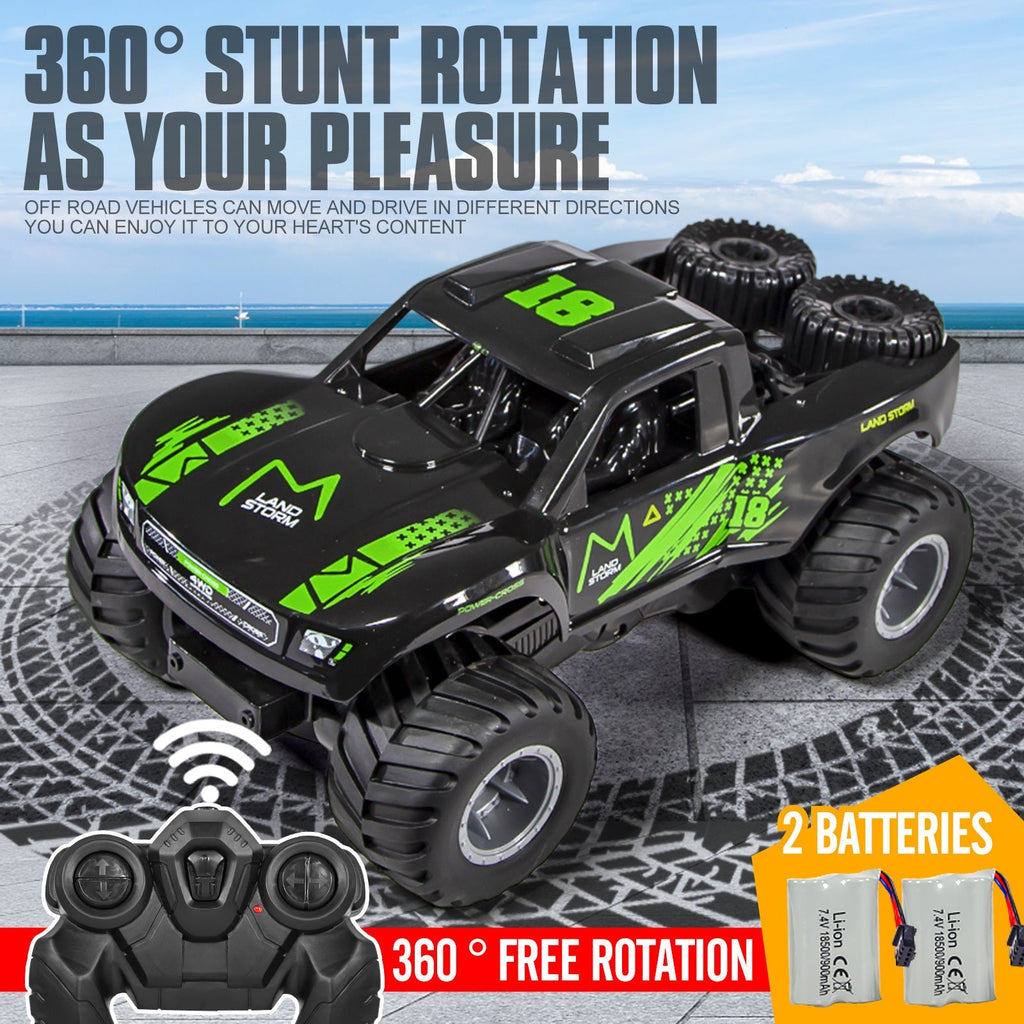 RC Monster Truck or Pickup 1:16 Scale in Five Body and Color Styles with 4WD Layout and Two Rechargeable Batteries — image 22