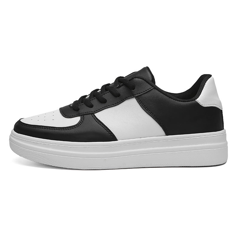 Men's Plus Size Platform White Sneakers - Spring Summer Trainers