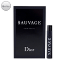 Dior Sauvage Eau de Toilette Mini Spray Vial, 1ml with 0.03 fl oz Black Labeled Sample Card — image 3