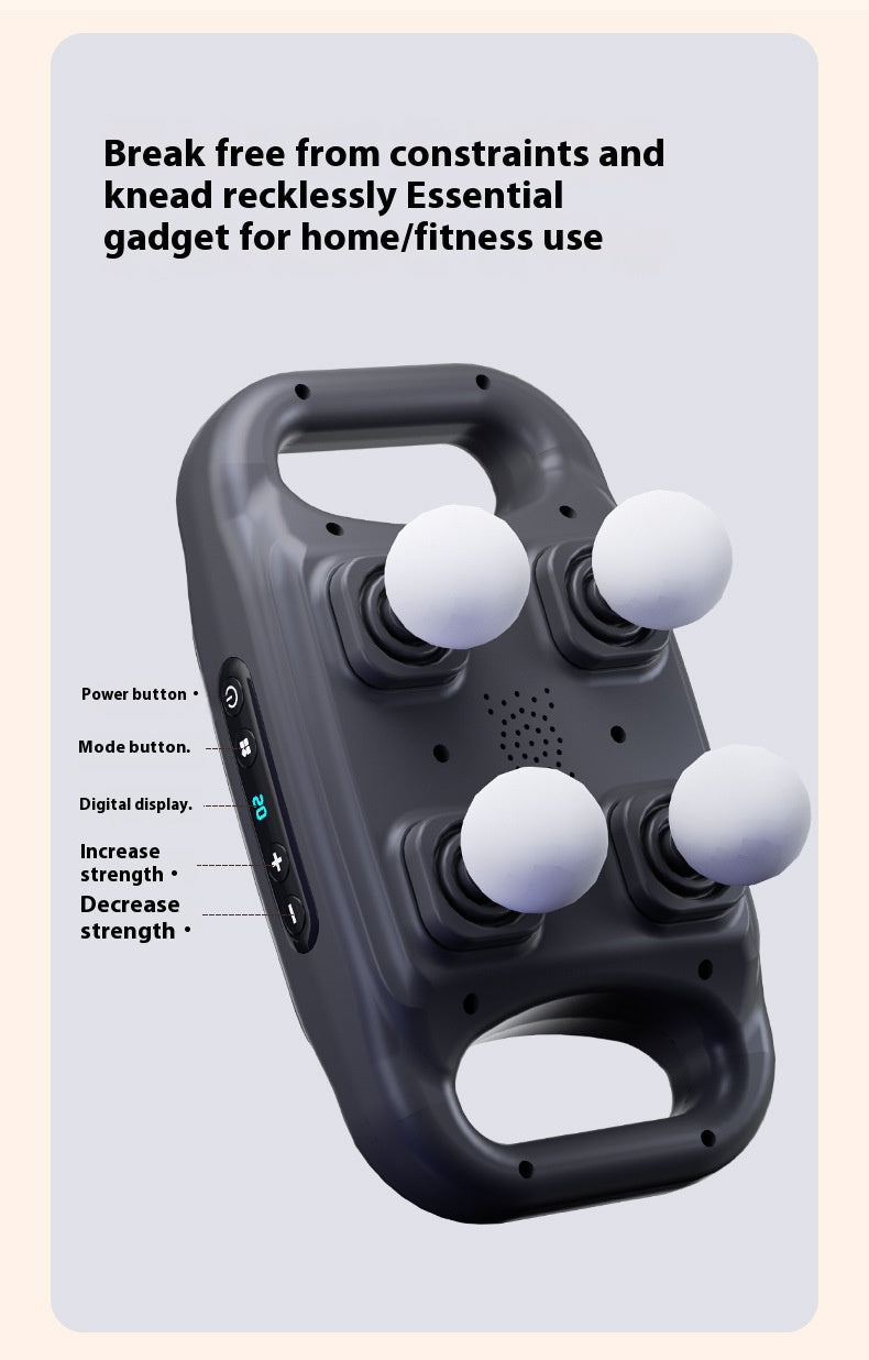 Rechargeable High-power Four-head Massager