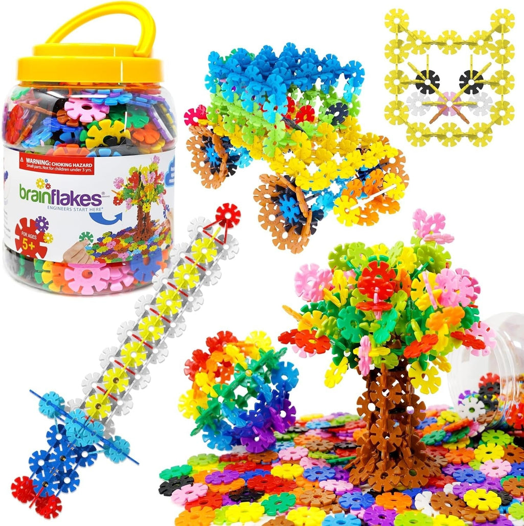 Brain Flakes Interlocking Disc Building Set 500 Pcs with the Listed Color, Size or Set Options for Everyday Use — image 9