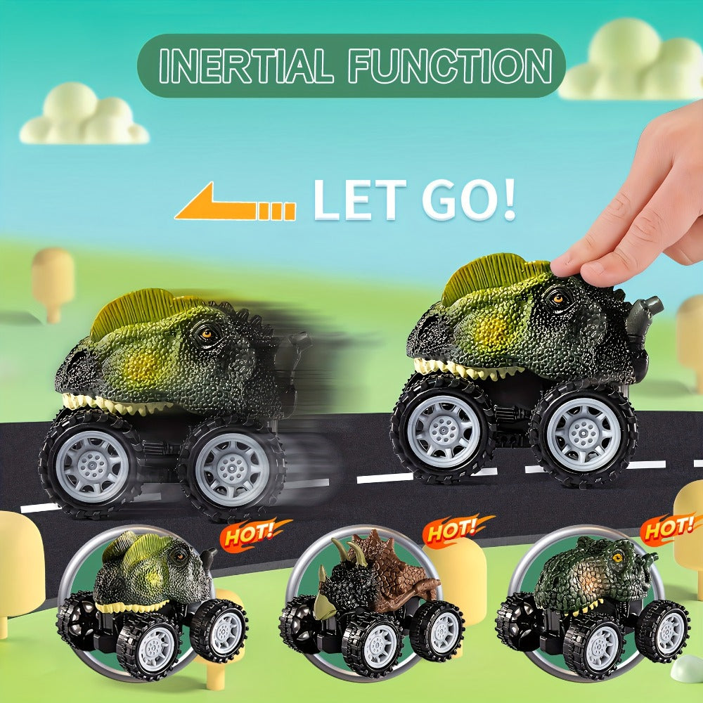Dinosaur Transport Truck Toy Set with Lights & Sounds with the Listed Color, Size or Set Options for Everyday Use — image 9
