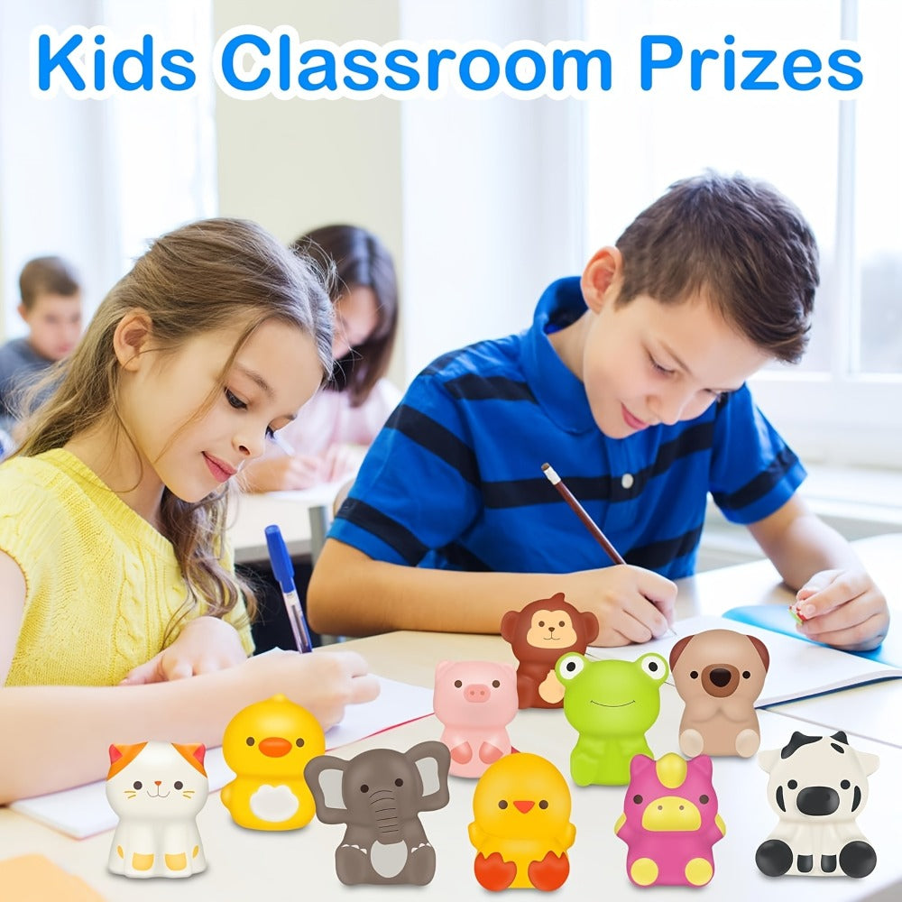 Cute Animal Toys 24 Pcs, Mini Kawaii Animal Squeeze Toys for Kids Birthday Party Favors, Classroom Prizes — image 6