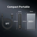 GaN Charging Station 1000W GaN3 10-Port USB-C Fast Charger for Laptops Tablets Smartphones for an Everyday Personal Care Rout