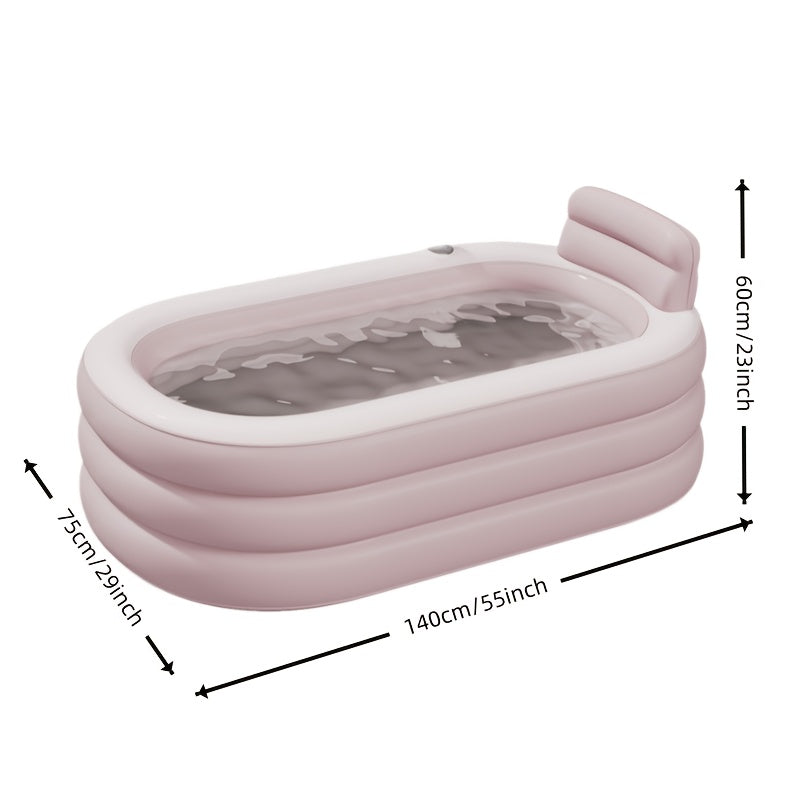 Inflatable Bathtub for Garden, Patio and Yard Use, with the Listed Configuration, for Everyday Use and Organized Storage — im