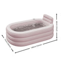 Inflatable Bathtub for Garden, Patio and Yard Use, with the Listed Configuration, for Everyday Use and Organized Storage — im