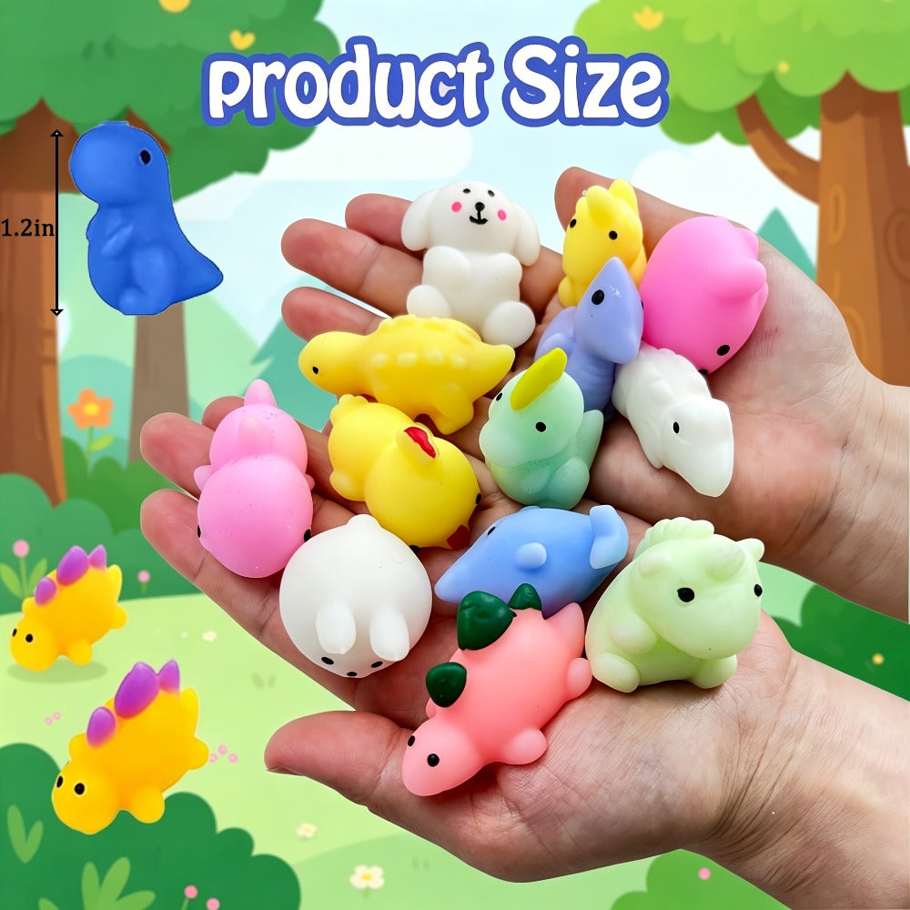 Mochi Squishies Bulk Pack 100 or 200 Pcs, Kawaii Mini Squeeze Toys for Kids Party Favors, Classroom Prizes — image 2