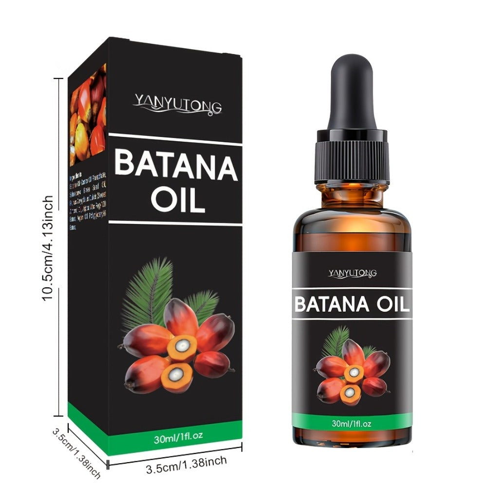 Batana Oil Hair Treatment Leave-In Essence 30ml – Plant Extract Deep Moisturizing Scalp Care, Lasting Fragrance, Frizz Contro