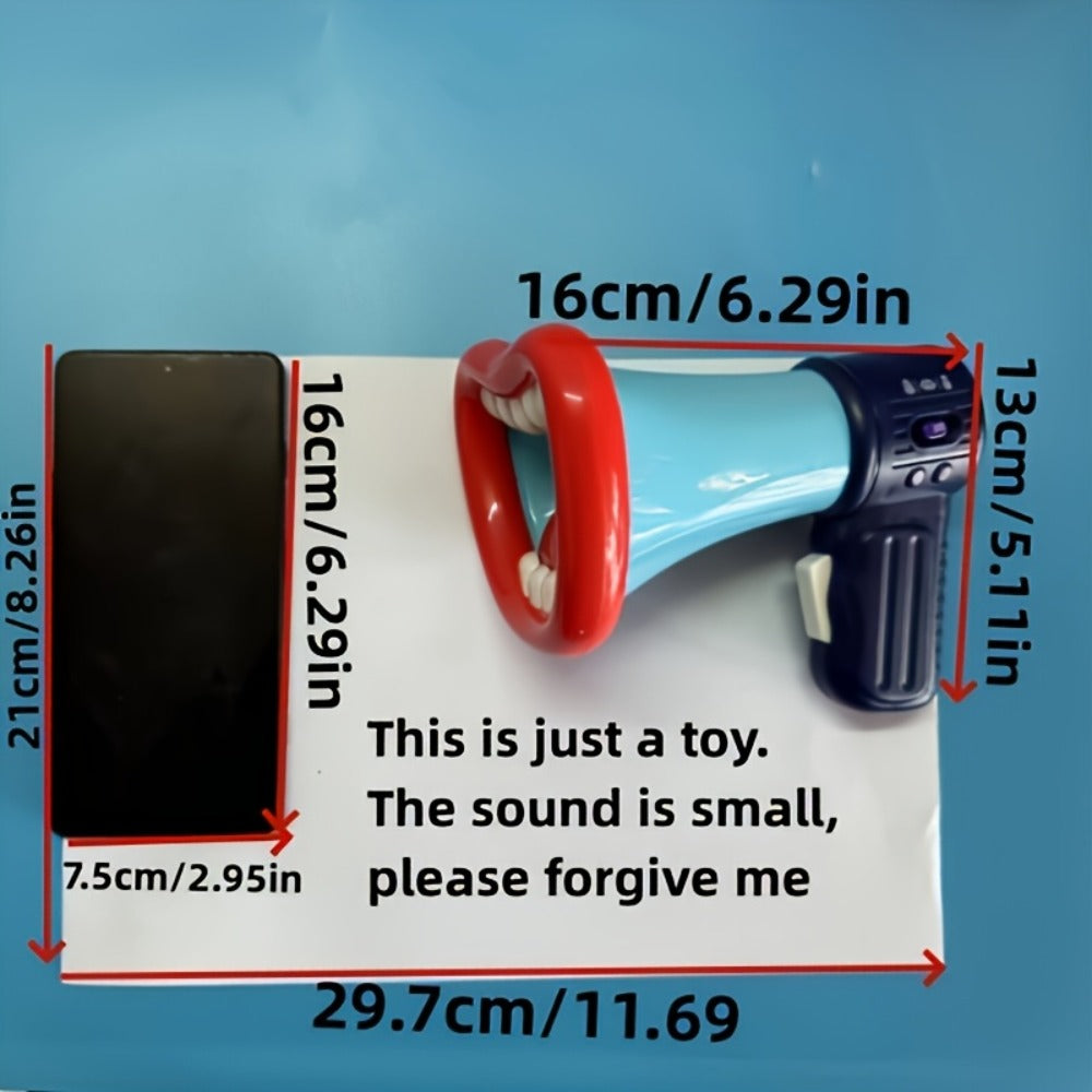 Voice Changer Megaphone Toy for Kids, Funny Big Mouth Handheld Megaphone with Multi Sound Effects — image 3