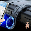 Flexible Gooseneck Car Phone Mount with Round Magnetic Head, Dashboard Base and Two Black Model Options — image 8