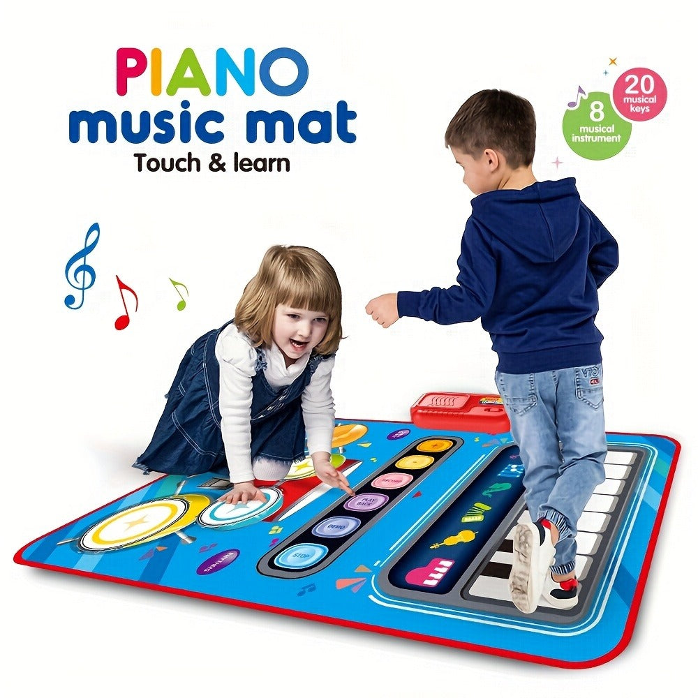 Kids Electronic Drum Music Mat, Multifunctional Musical Toy for Skill Development & Family Bonding — image 1