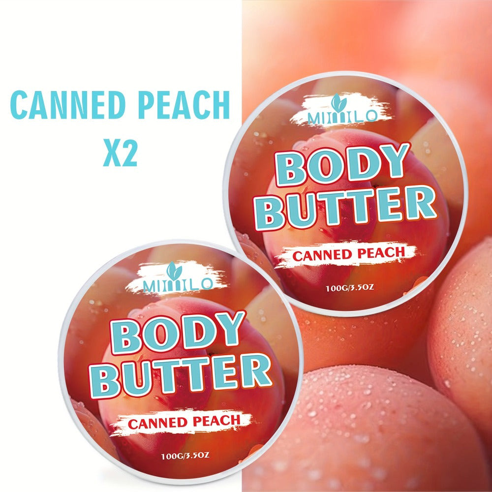 Fruity Body Glaze Set 8 Scents 100g×2 – Pineapple Coconut Strawberry Coffee Peach Doughnut Birthday Cake Non-Greasy All-Day M