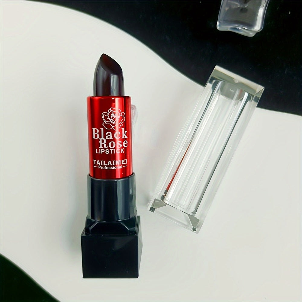 Non-Stick Moisturizing Red Lipstick – Velvety Matte Finish Long Lasting No Transfer Lip Color, Smooth Precise Application Nat
