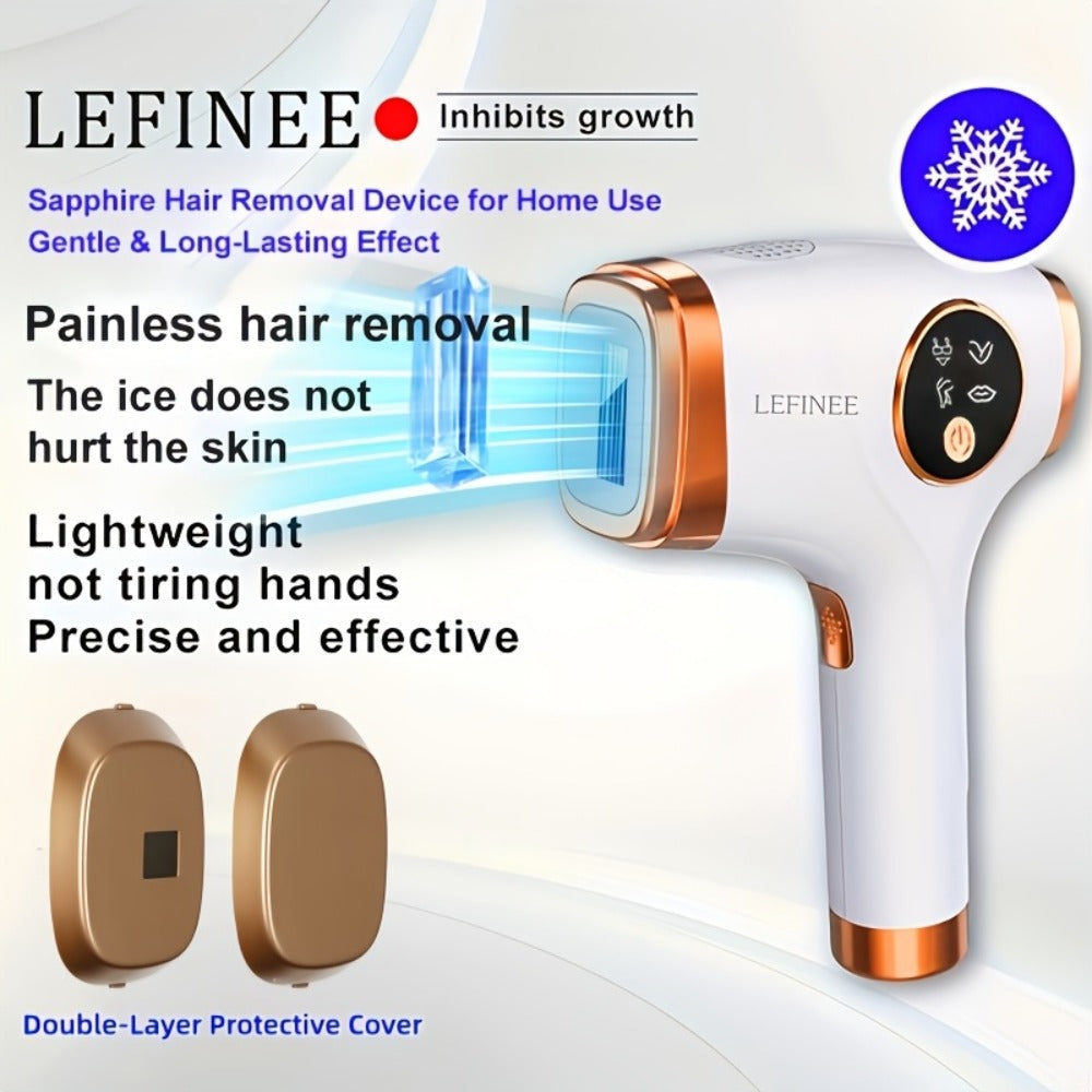 IPL Hair Removal Device 999900 Flashes 3-in-1 At-Home Laser Hair Remover for Women Men for Everyday Face, Beard and Body Groo