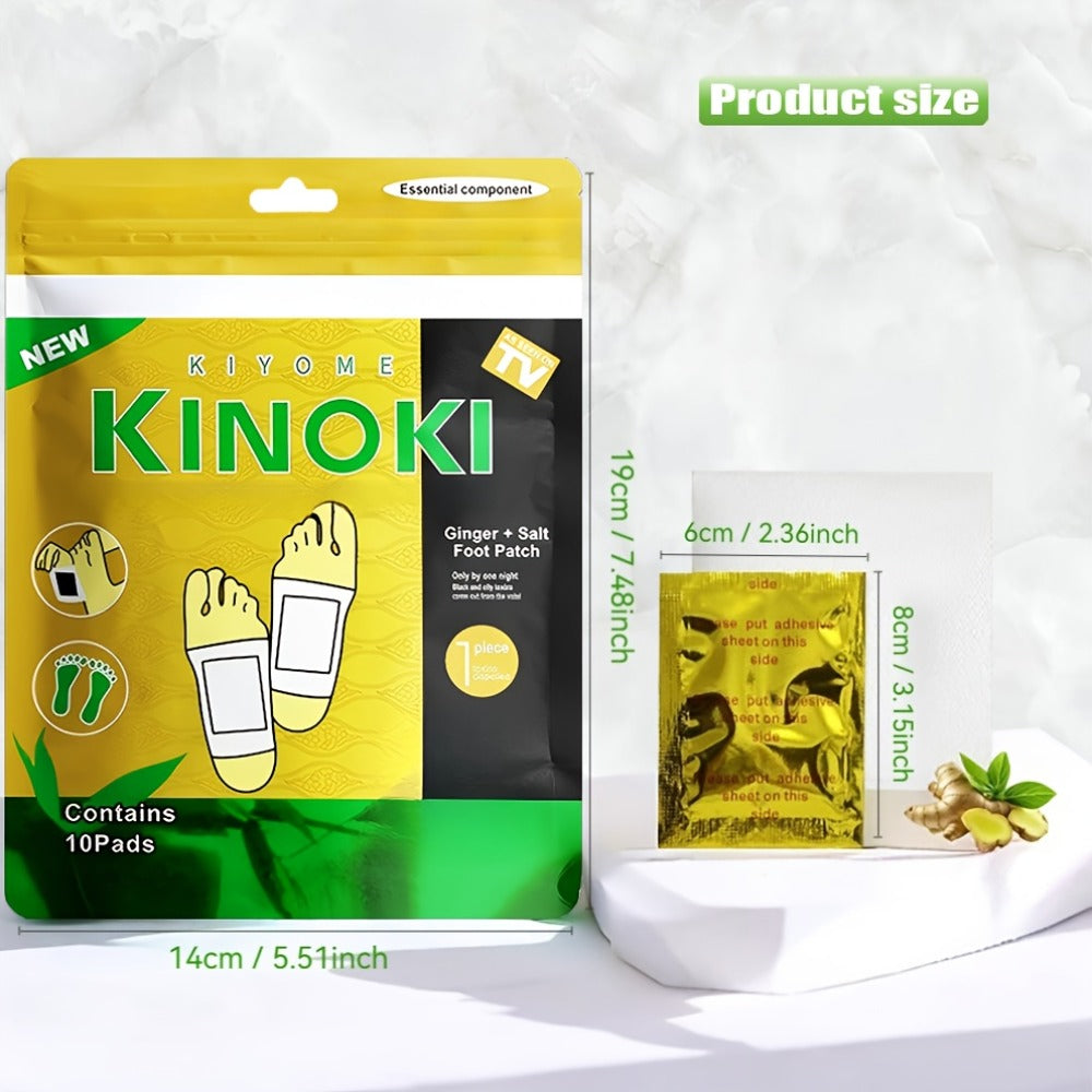 Detox Foot Patches with Bamboo Vinegar Ginger & Lavender – Natural Plant Formula Deep Cleansing Overnight Foot Pads — image 2