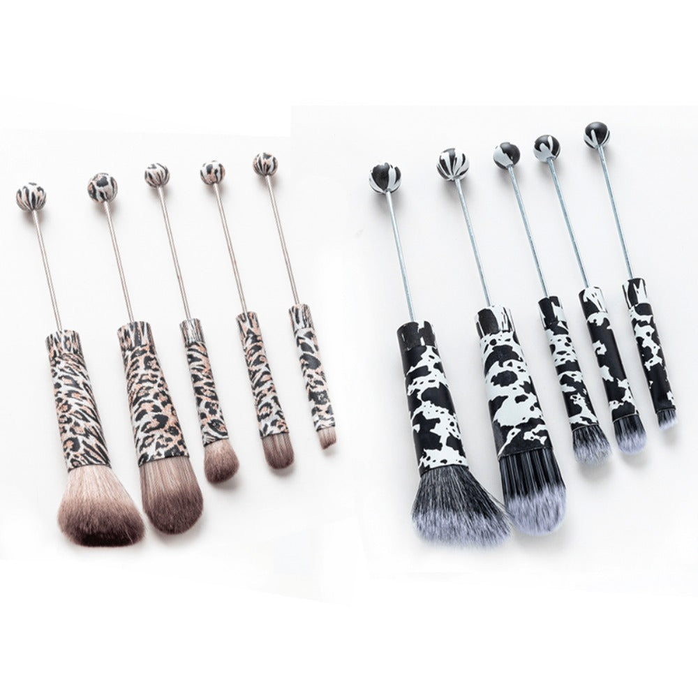 Makeup Brush Set, 10-Piece Bead-Ready ABS Handle Collection with Polyester Bristles and Eleven Color Options — image 18