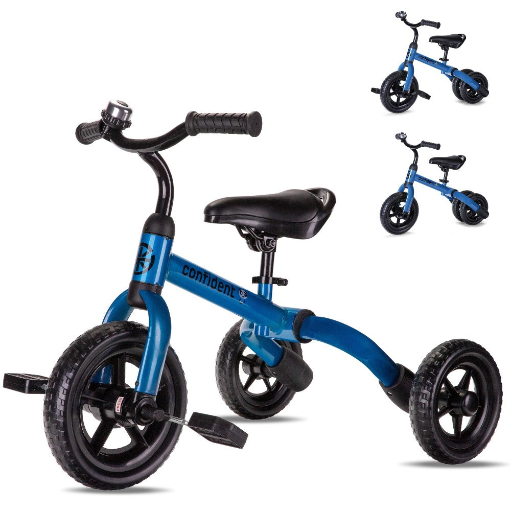 3-in-1 Foldable Toddler Tricycle Balance Bike with Detachable Pedals with the Listed Color, Size or Set Options for Everyday 