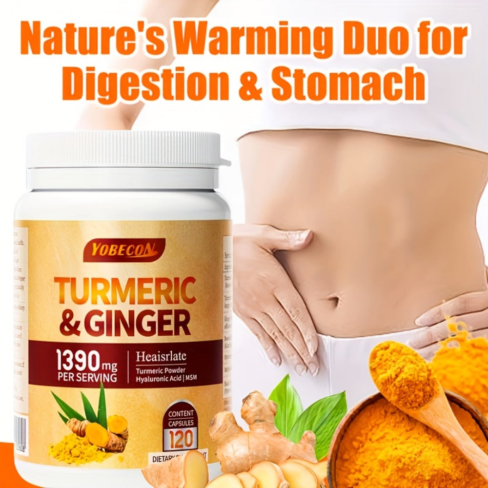 Turmeric Supplement with Black Pepper, Sports Recovery, Skin Health & Digestion Support for Women & Men — image 4