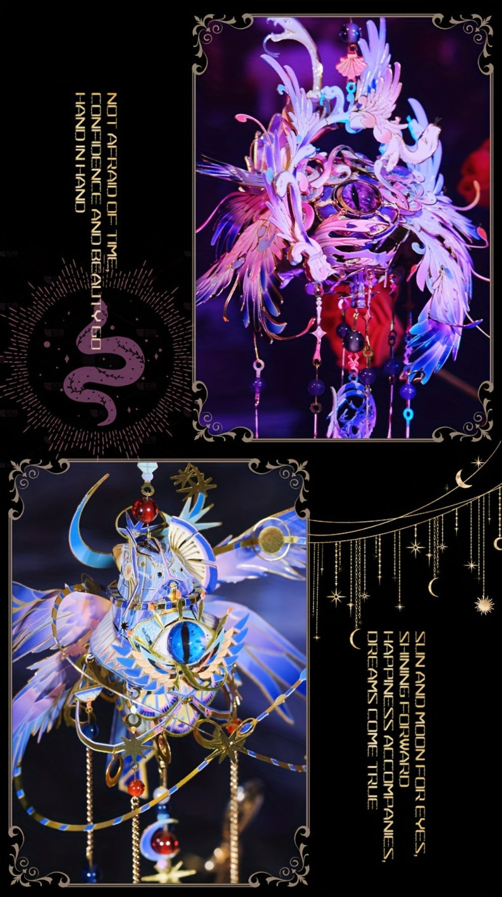 3D Metal Puzzle Model Kit, God's Eye & Angel's Eye MU Assembly, Laser-Cut DIY Craft, Artistic Home & Office Decor — image 23