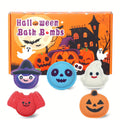Bath Bombs, 5-Piece Halloween Gift Set with Pumpkin, Bat, Skull, Hat and Cat Shapes in Individual Wrappers — image 16