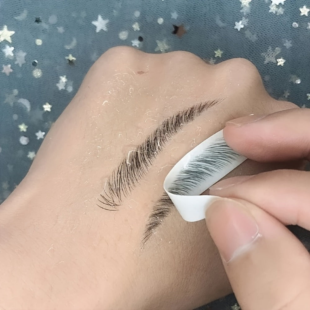 6D Eyebrow Tattoo Stickers Waterproof 8 Pcs for Women Girls, for Temporary Body Art, Festivals and Costumes — image 19