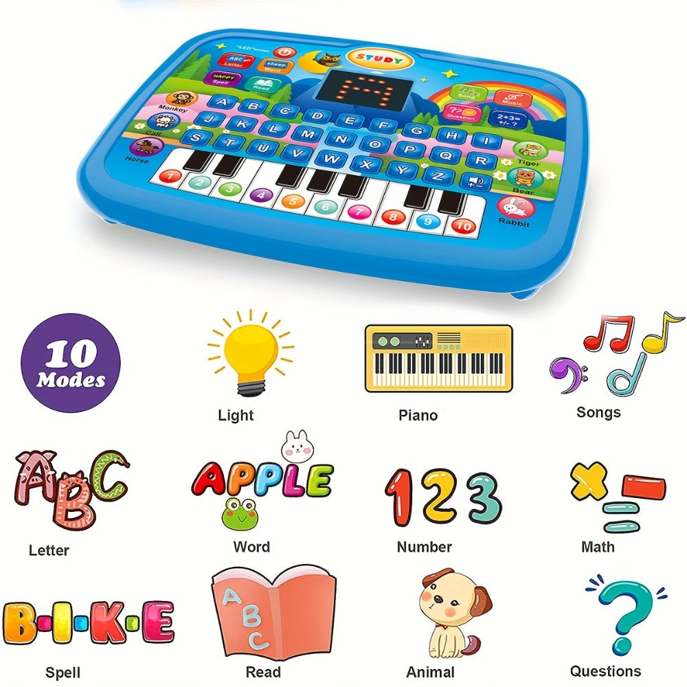 Educational Learning Machine for Kids with 2.2" Screen Alphabet Numbers Music Animals Piano Keys — image 7