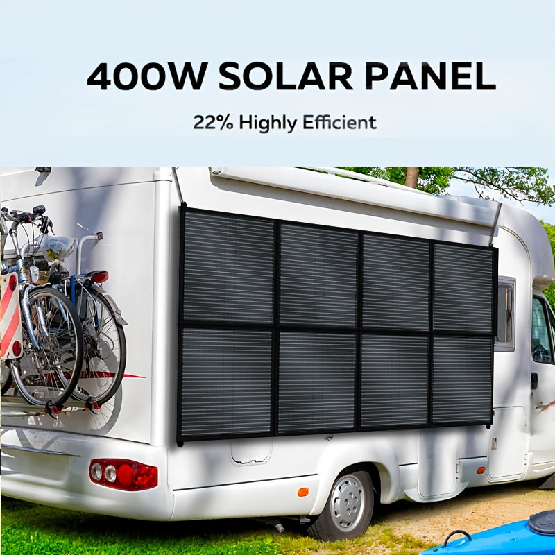Monocrystalline High Power Solar Panel, 400W/200W/100W Portable Solar Panel, Foldable Solar Blanket — image 2