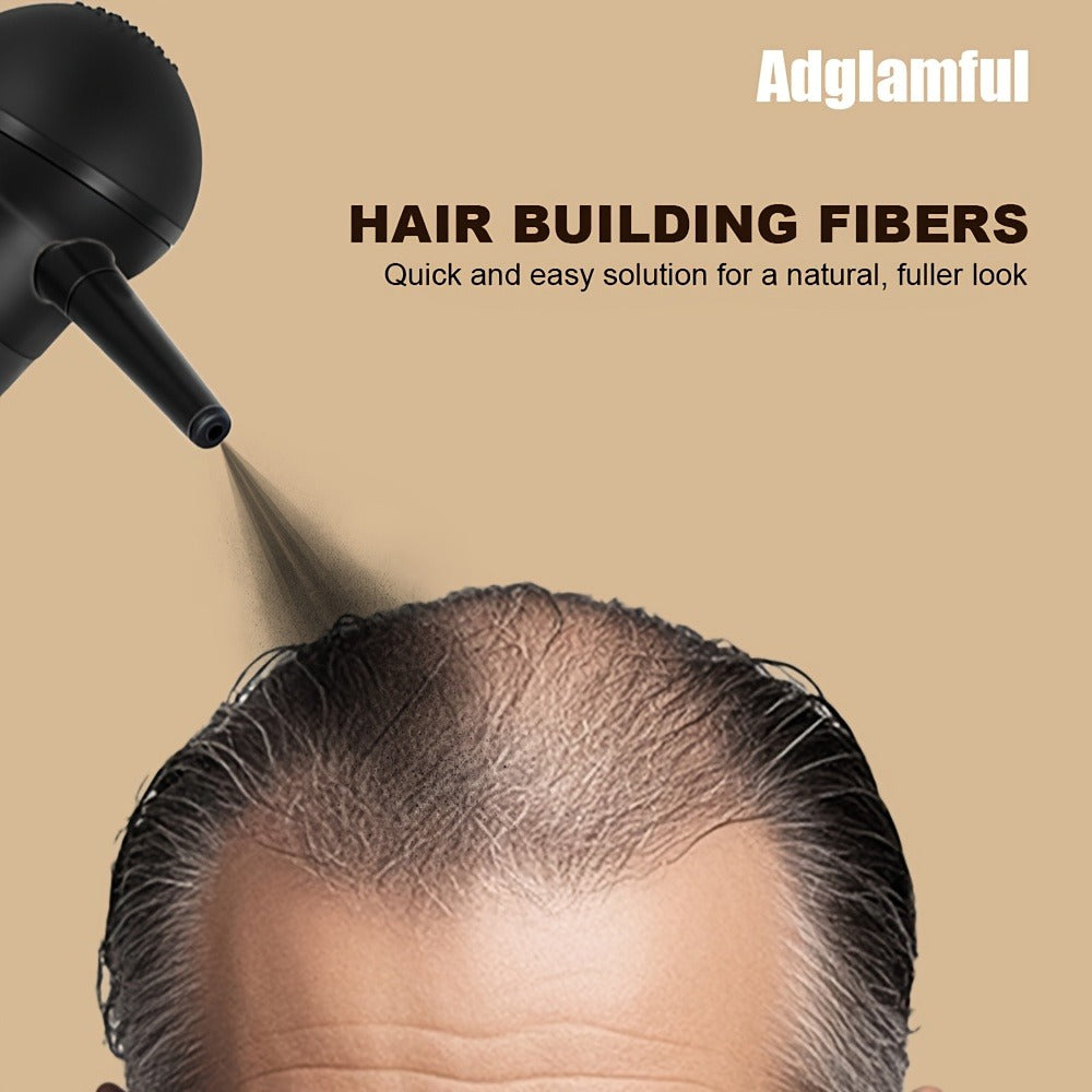 15-Gram Hair Fiber Kit with Directional Spray Applicator in Four Black and Brown Shade Options — image 1