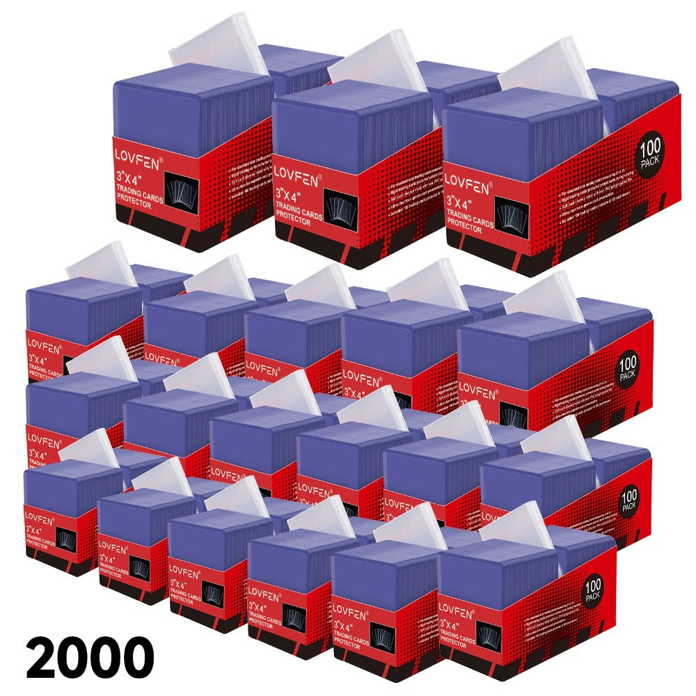 35pt Top Loader and Soft Card Sleeve Sets in 100, 500, 1000 or 2000 Matching Pair Quantities — image 9