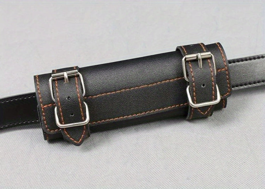Sword Belt Holster with Dual Buckle Loops in Black or White for Katana-Style Costume Props — image 12
