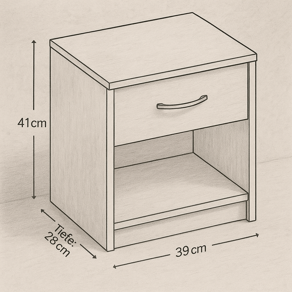 HideBox Bedside Table