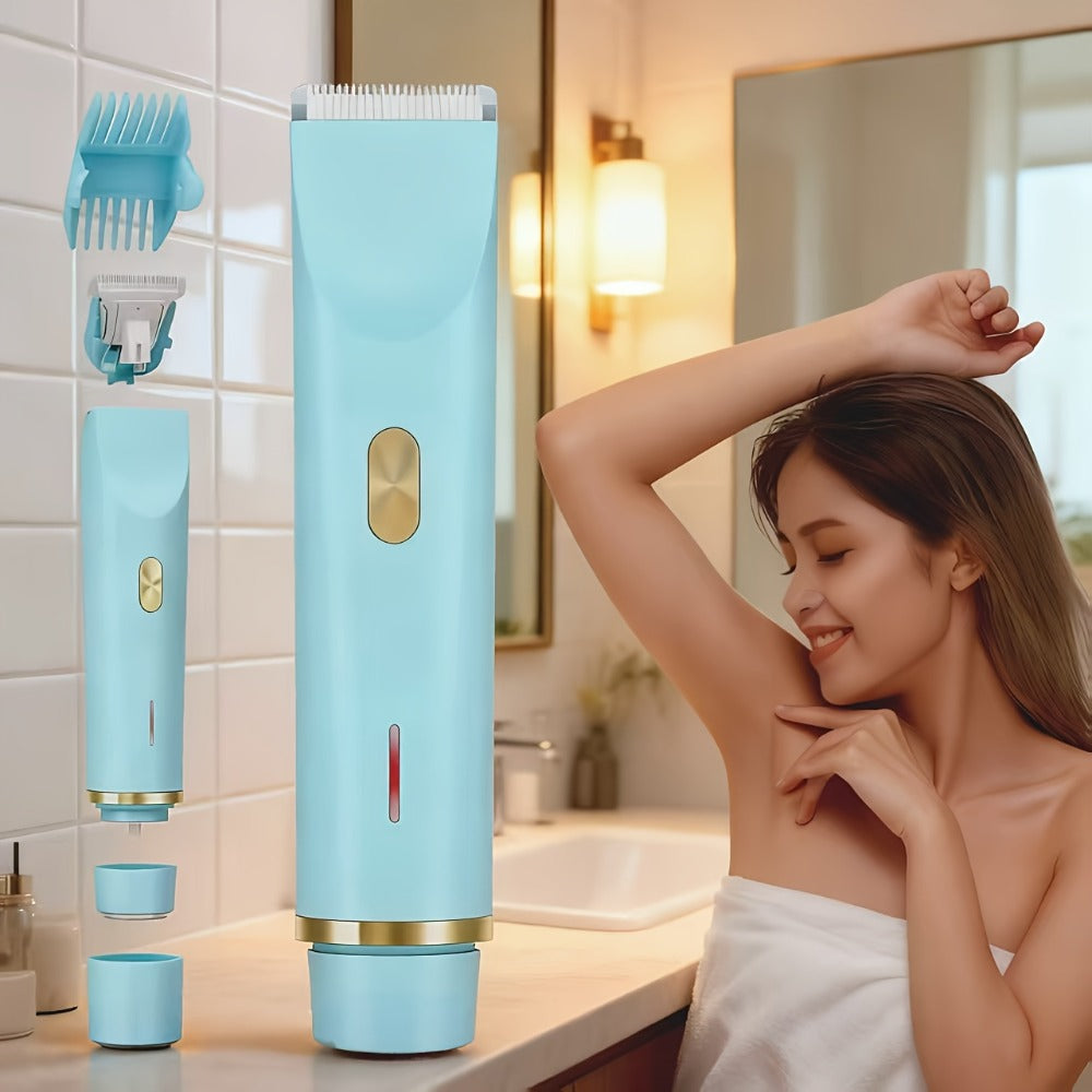 Electric Shaver 2-in-1 Women’s Razor and Bikini Trimmer with IPX6 Wet/Dry Use and USB Rechargeable Power — image 6