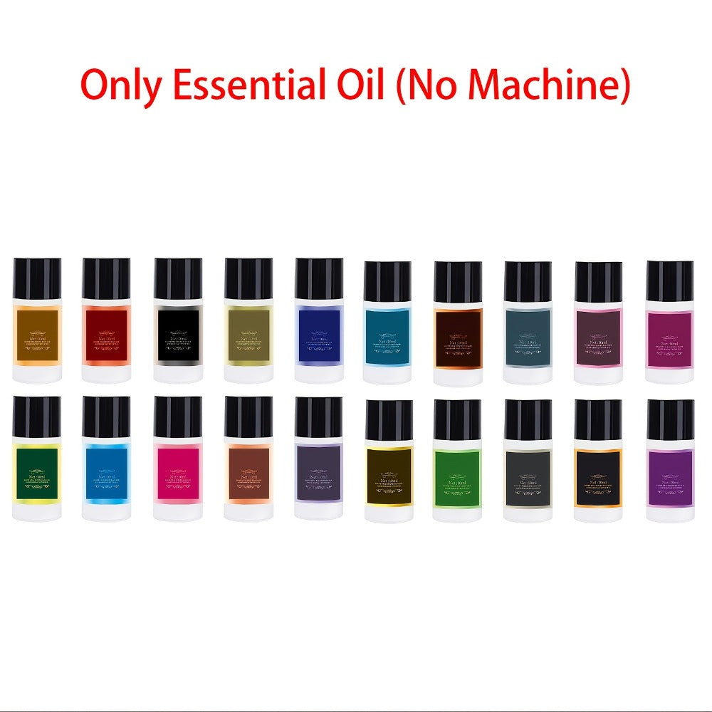 Car Air Freshener Aroma Diffuser with Essential Oils – USB Powered Smart Scent Diffuser for Car, 3/6/10/20 Bottles 0.34oz Ess
