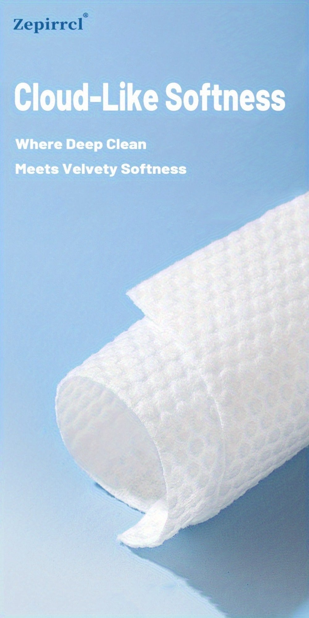 Disposable Facial Towels Ultra-Soft Thick Cleansing Wipes – Unscented Makeup Remover Face Cloths for All Skin Types 10.24x11.