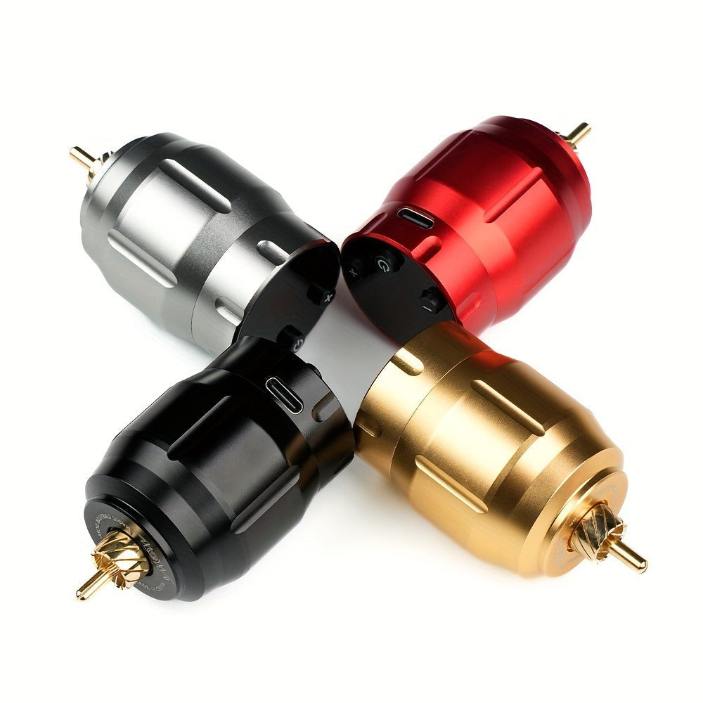 MC-W1 Rechargeable RCA Tattoo Power Supply with LED Display in Golden, Black, Red or Silvery — image 4