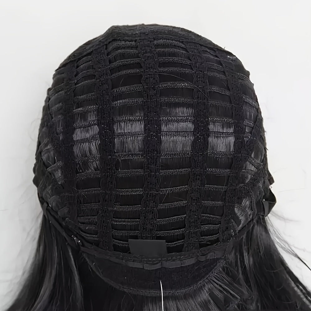 Synthetic Wig 6-Inch Blonde-Brown Mixed Pixie Cut with Bangs and Adjustable Rose Net Cap for Daily Styling — image 3