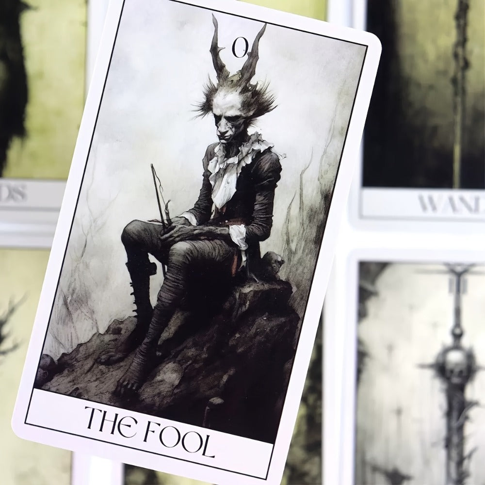 Horror Tarot Cards Deck, Mystical Dark Tarot Card Set for Divination, Power Exploration & Intuition Reading — image 2