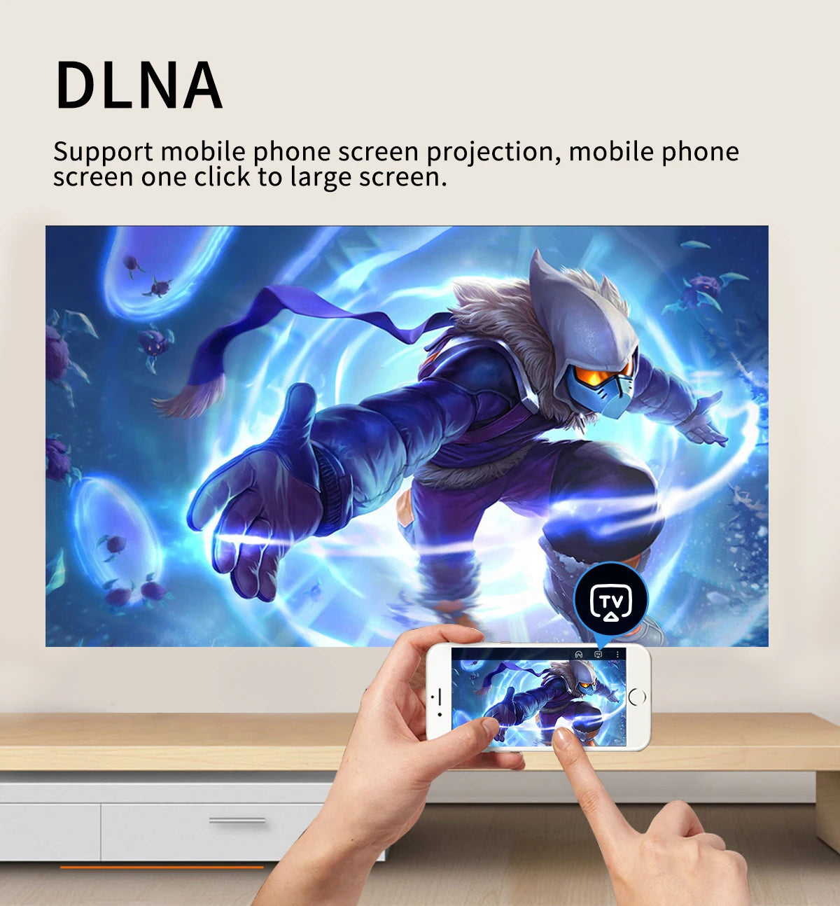 Mini Projector Multi-screen Version Can Be Connected To Mobile Phone