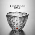 Small personal cup tea tasting cup hammer patterned kung fu heat-resistant glass single cup small cup tea cup - V.I.P Digital Presence
