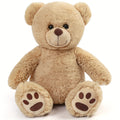 Plush Toy Soft Brown Teddy Bear in 10-Inch or 12-Inch Sizes with Classic Paw-Pad Details for Character Display, Room Decor an