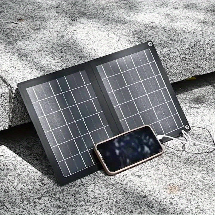 Solar Panel Charger, Foldable Portable Camping RV Power Station Laptop for Garden, Patio and Yard Use — image 11
