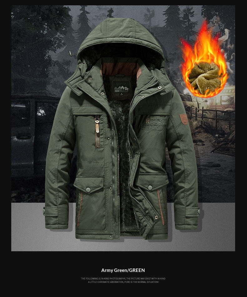 New Autumnwinter Mens Insulated Tactical Jacket