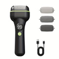 Foot Callus Remover Electric Rechargeable 3 Interchangeable Grinding Heads LCD Display Portable Electronic — image 1