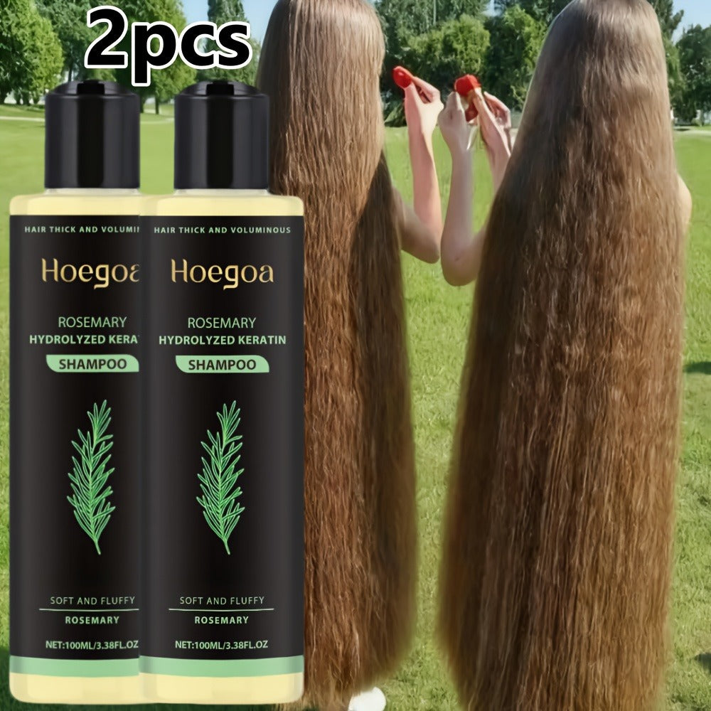Rosemary Shampoo 2 Pack for Women & Men, Deep Cleansing Strengthening Hair Care with Rosemary Extract — image 4