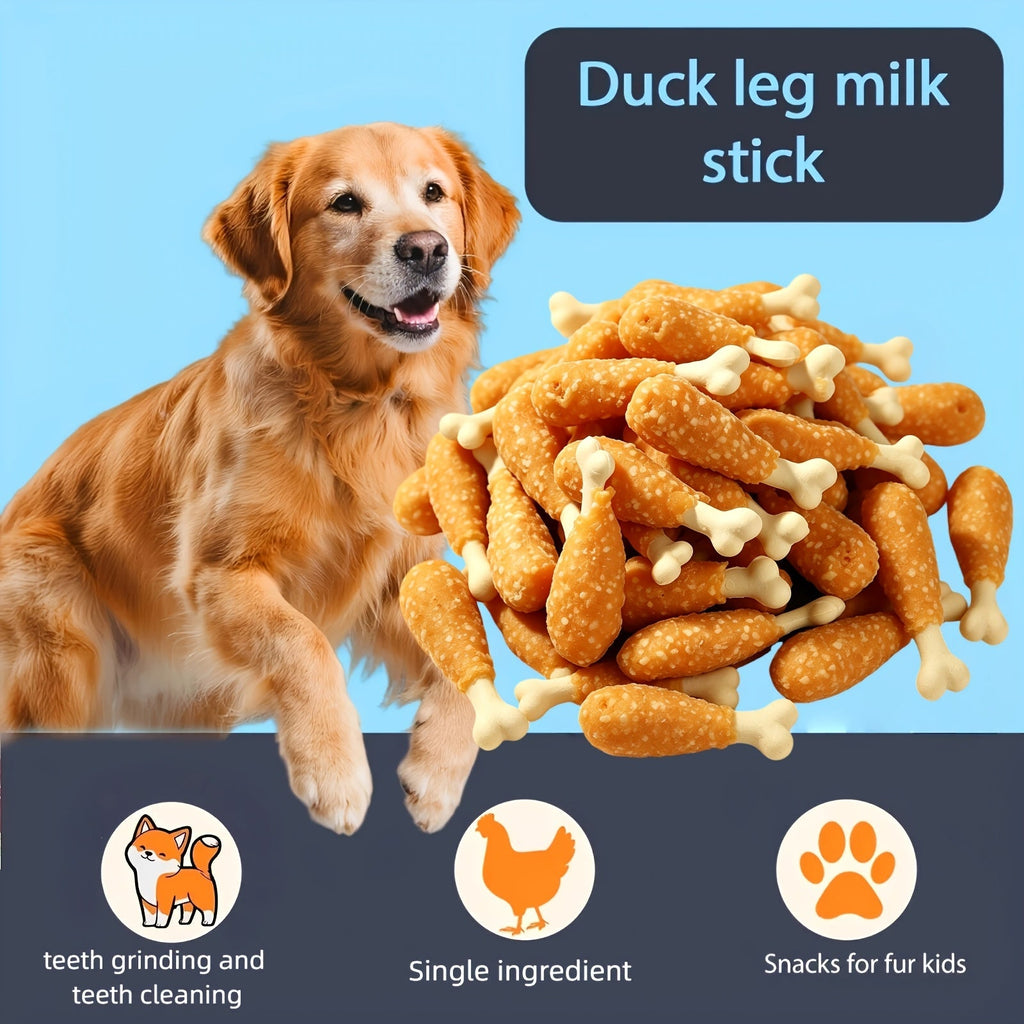 Dog Treats Chicken and Duck Jerky Variety Assortment with Five Retained Combination Choices — image 11